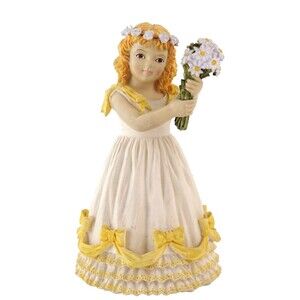Vintage Maud Humphrey Bogart Summer's Child 910252 Figurine Girl w/Flowers 1991
